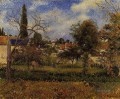 huertas pontoise 1881 Camille Pissarro
